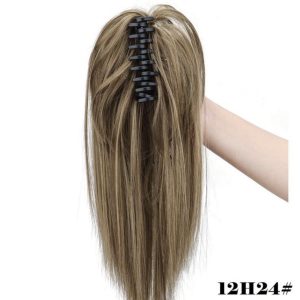 16” Straight Clip-On Ponytail Extension
